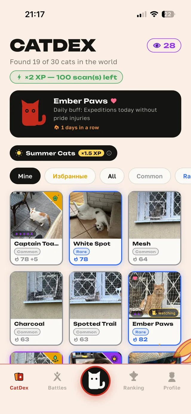 CatMon — ekran mobilny
